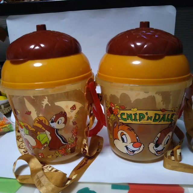 ディズニー ポップコーンバケット チップとデール 2個セットの通販 by