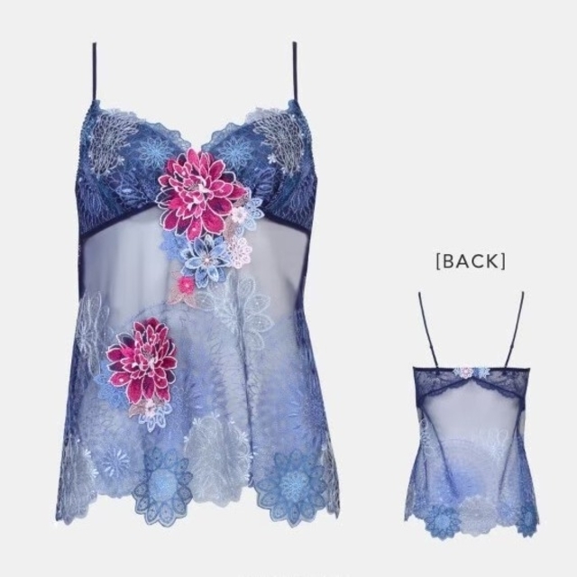 ワコール サルート 店舗限定08G 中国音楽 牡丹 キャミソールM SX タグ