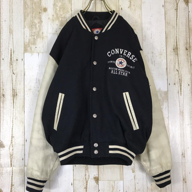 CONVERSE - コンバース オールスター スタジャン 牛革 ビッグロゴ