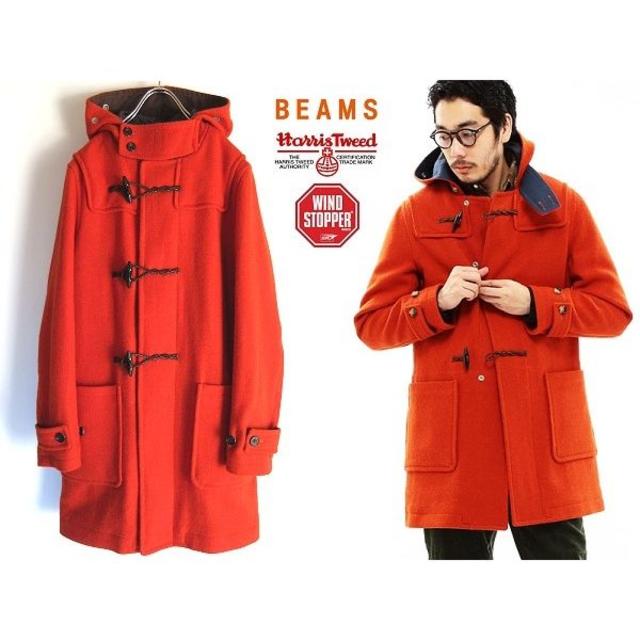 BEAMS - ビームス+ ハリスツイード ウインドストッパー ダッフルコート
