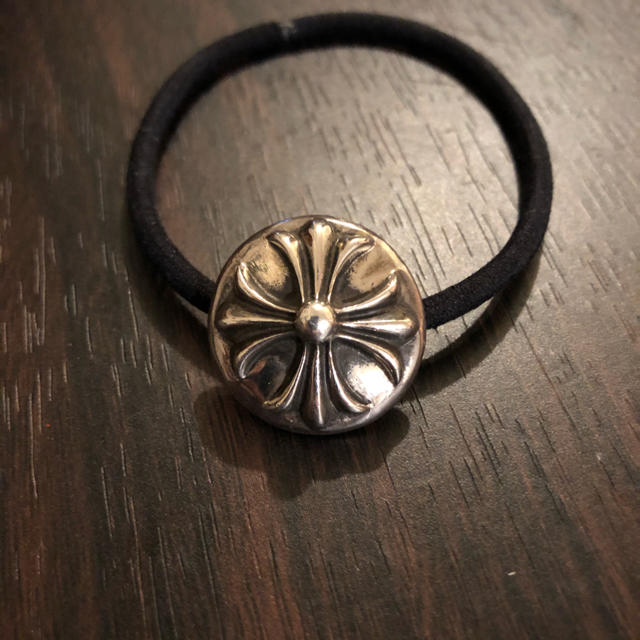 CHROME HEARTS クロムハーツ ヘアゴム コンチョ クロス