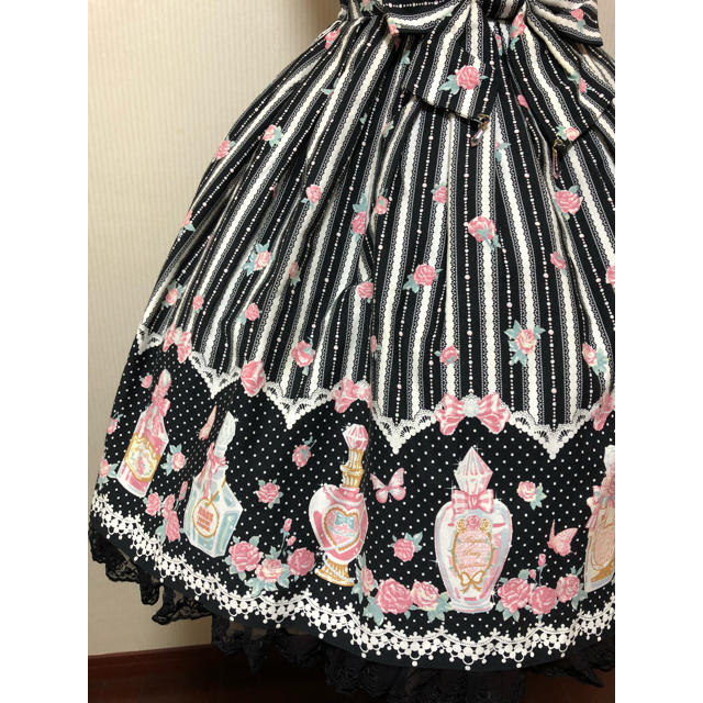 Angelic Pretty - ローズトワレ柄JSK 香水瓶柄の通販 by ピピ's shop