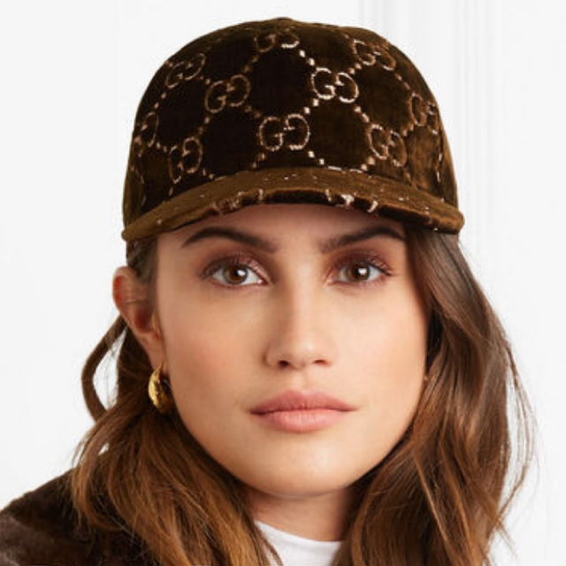 Gucci グッチ GG ベルベット キャップ ベロア