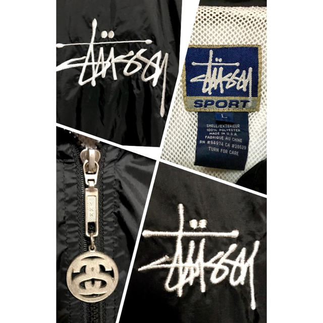 STUSSY - vintage 90s STUSSYSPORT ナイロンセットアップの通販 by