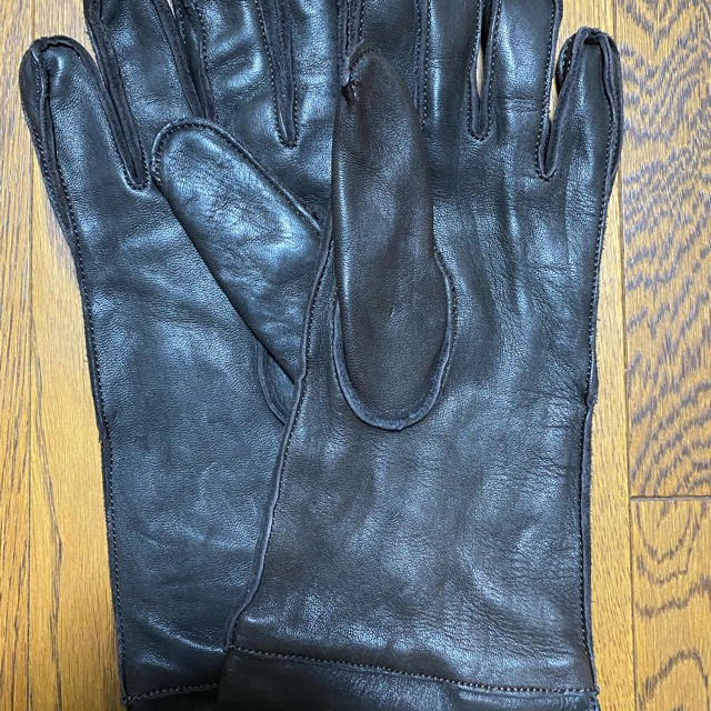 Yohji Yamamoto - ロング レザーグローブ【Yoji Yamamoto】 ダーク