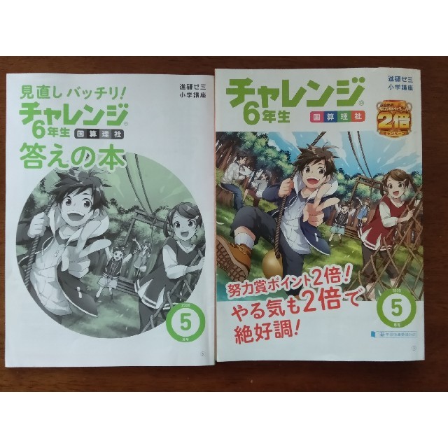進研ゼミ小学生講座チャレンジ6年生5月号の通販 by どどいち shop