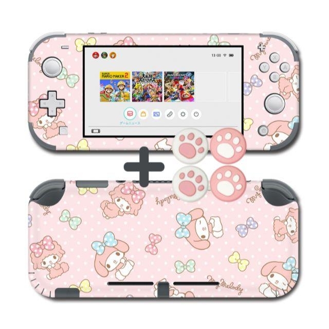 Switch Liteスイッチ ライト マイメロ サンリオ ピンク スキンシールの