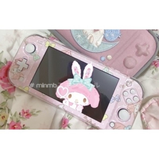 Switch Liteスイッチ ライト マイメロ サンリオ ピンク スキンシールの