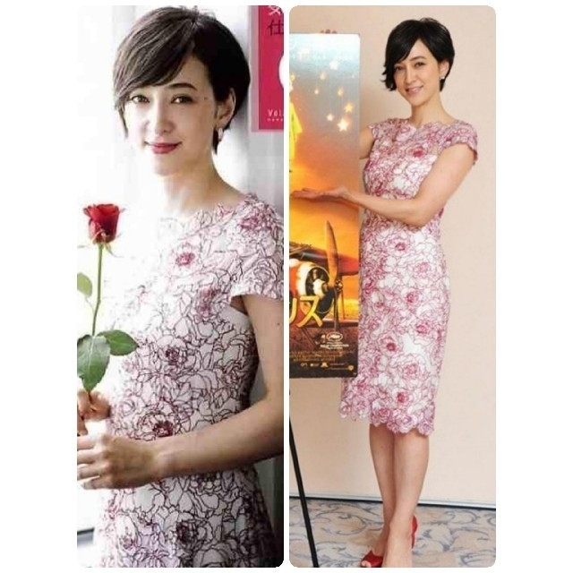 TADASHI SHOJI - タダシショージ Tadashi Shoji＊ローズ刺繍レース