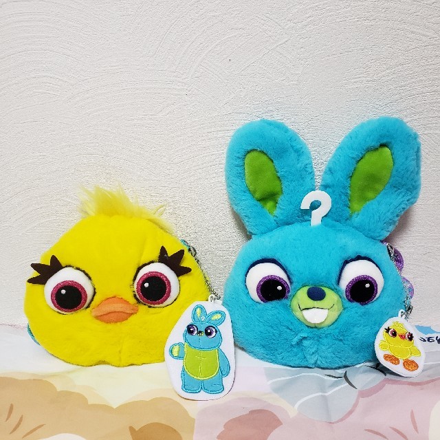 Disney - トイストーリー4☆ダッキー＆バニー☆パスケース☆コイン