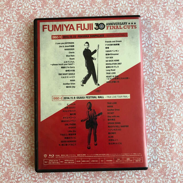 藤井フミヤ 30th Blu-Ray（2枚組）