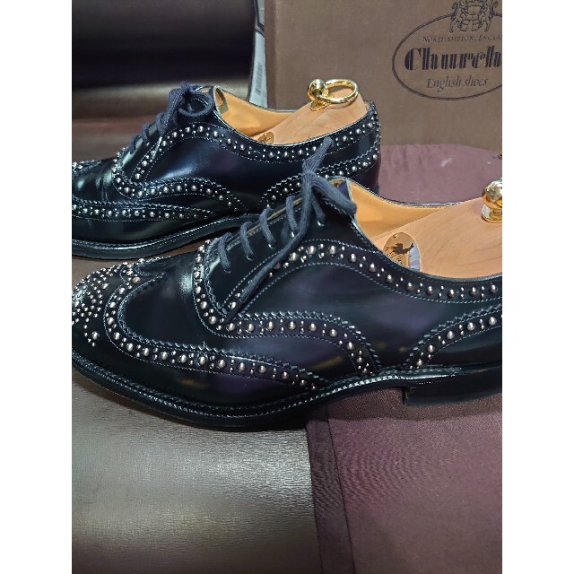 Church's - チャーチ バーウッド2S 81 60G church's スタッズの通販 by
