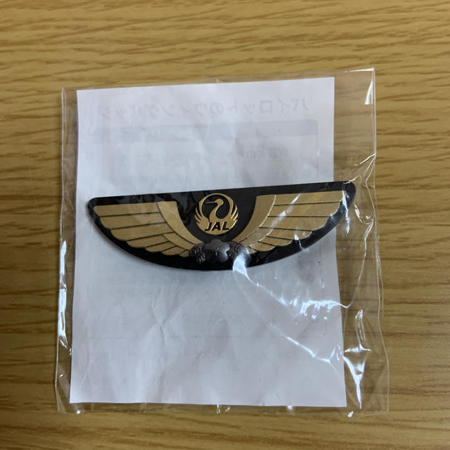 JAL(日本航空) - 新品未使用JALパイロットウイングバッジの通販 by べ
