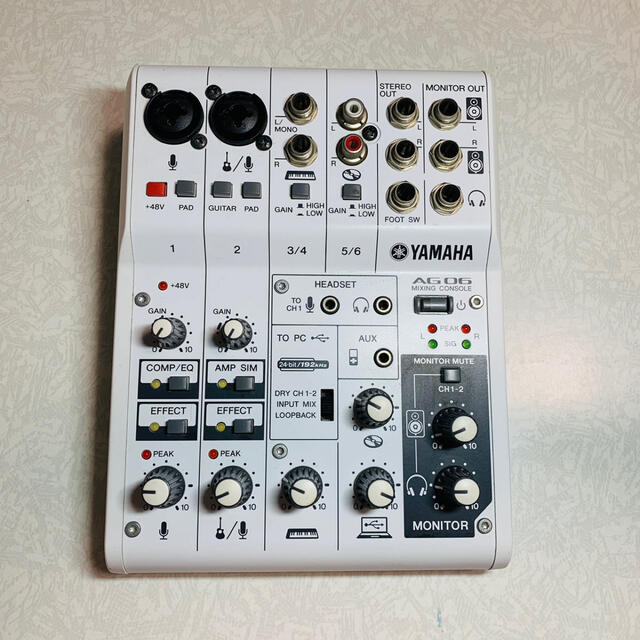 ヤマハ - ステレオミキサー AG06 ジャンク品の通販 by たなか's shop