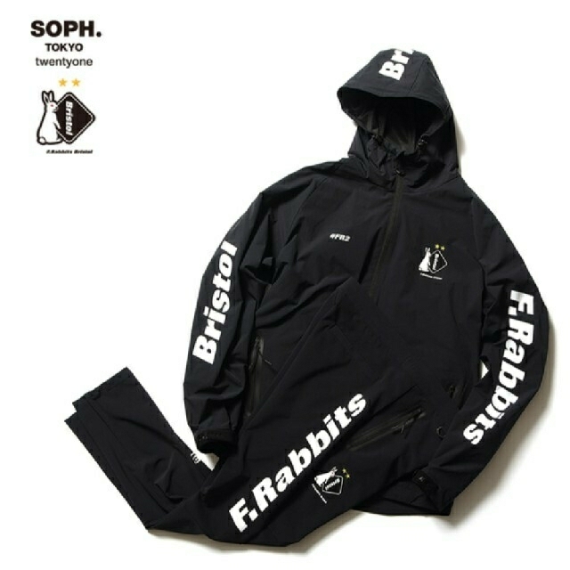 F.C.R.B. - F.C.Real Bristol FR2 上下 セットアップ XL BLACKの通販