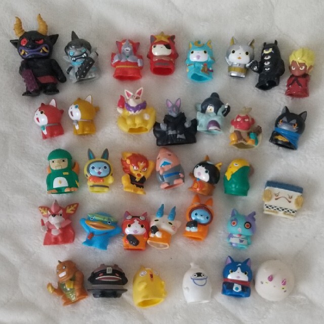 妖怪ウォッチ 指人形 ソフビ まとめ売り 83体 エンマ ぬらりひょん