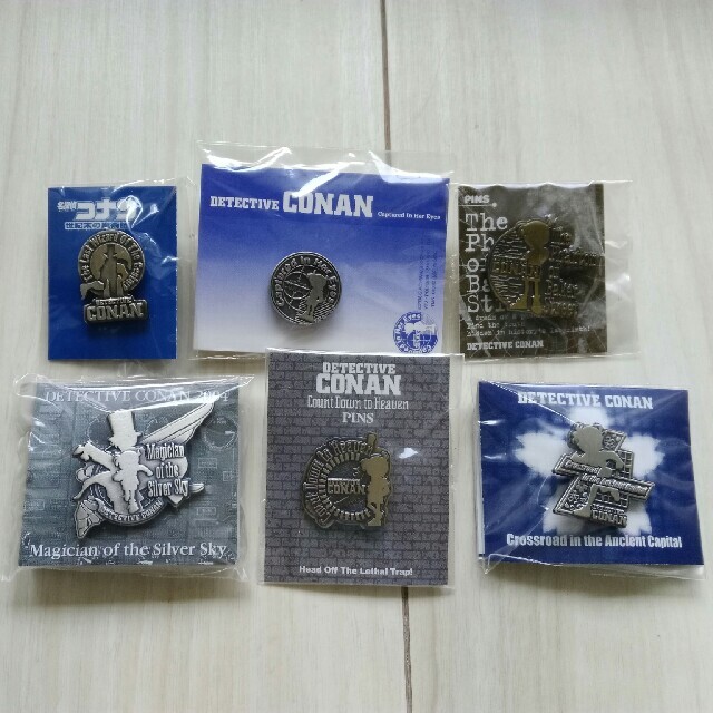 コナン 名探偵コナン ピンバッジ ピンズ セット 劇場版 映画 緋色の