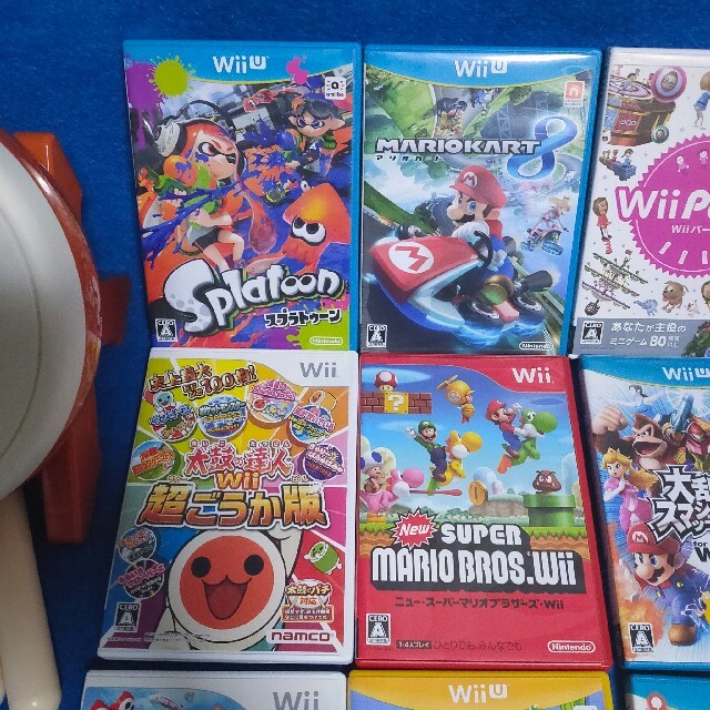 Wii U - Wiiu 特大スペシャルセット 太鼓の達人 マリオメーカー マリオ