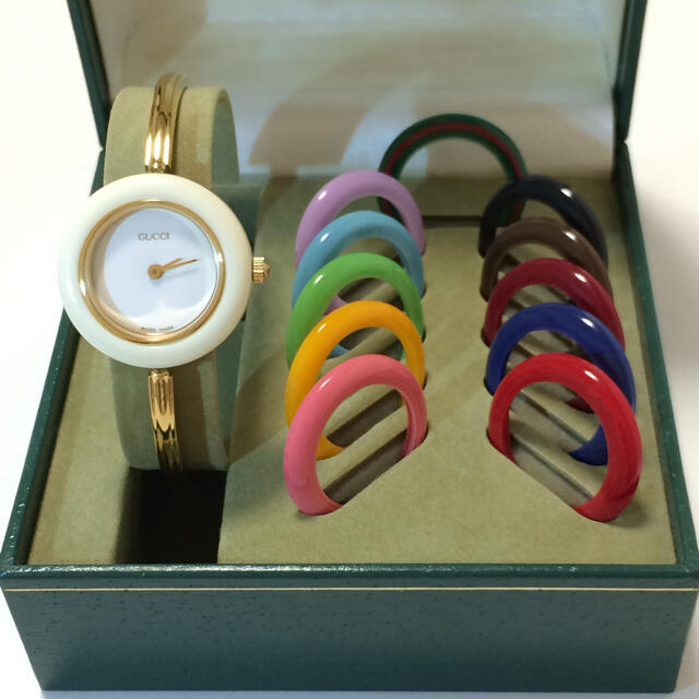 GUCCI - 8.グッチ GUCCI 時計 チェンジベゼルの通販 by 夢市場