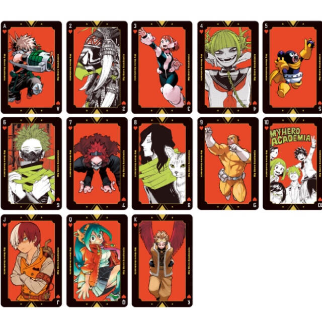 僕のヒーローアカデミア展 ヒロアカ展 原作 箔押しトランプ BOX 爆豪