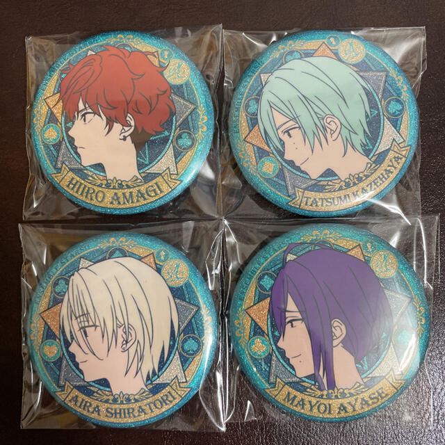 あんスタ 中国 横顔 缶バッジ alkaloid 風早 一彩 マヨイ 藍良の通販