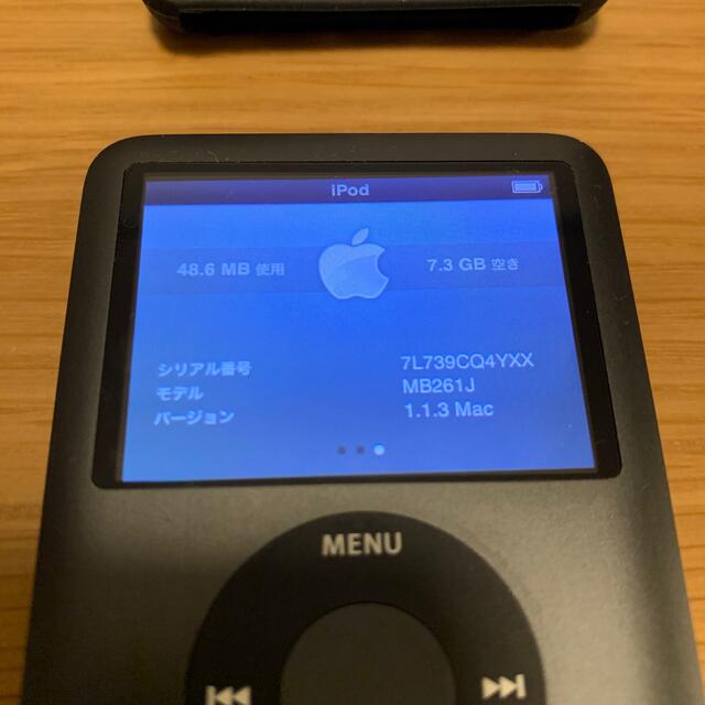 Apple - Apple iPod nano 8GB 第3世代 黒 動作確認済の通販 by