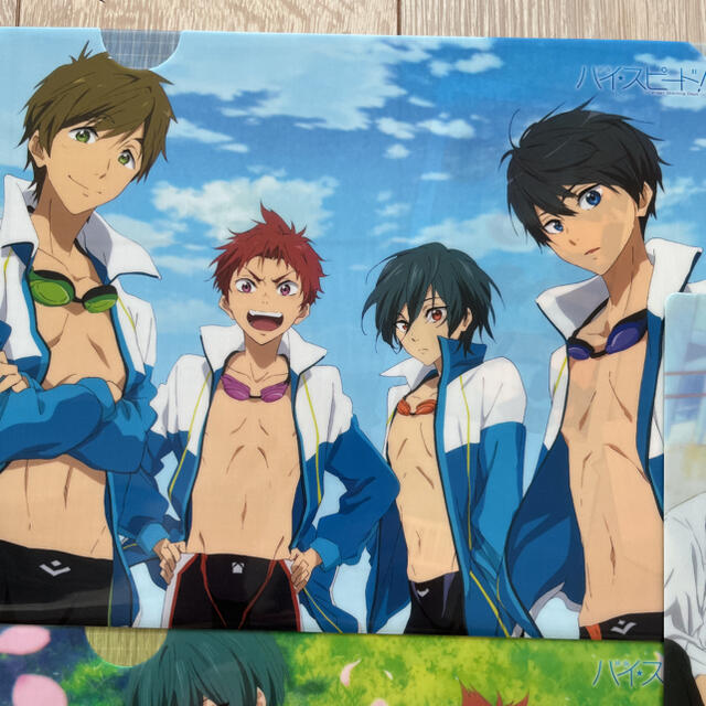 Free! ハイスピード クリアファイル 七瀬遥 橘真琴 椎名旭 桐嶋郁弥の