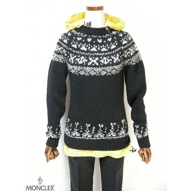 MONCLER - サイズS□モンクレールGRENOBLE□アルパカ混ニットパーカー