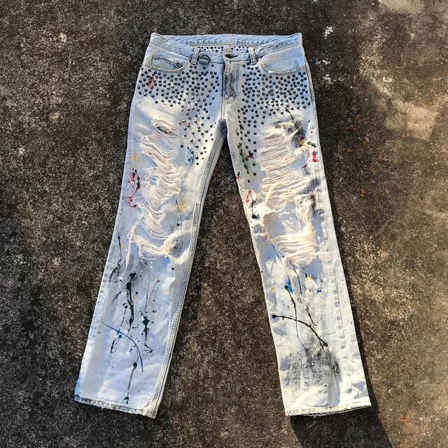 NUMBER (N)INE - numbernine ガンズ期 スタッズ ダメージ デニムの通販