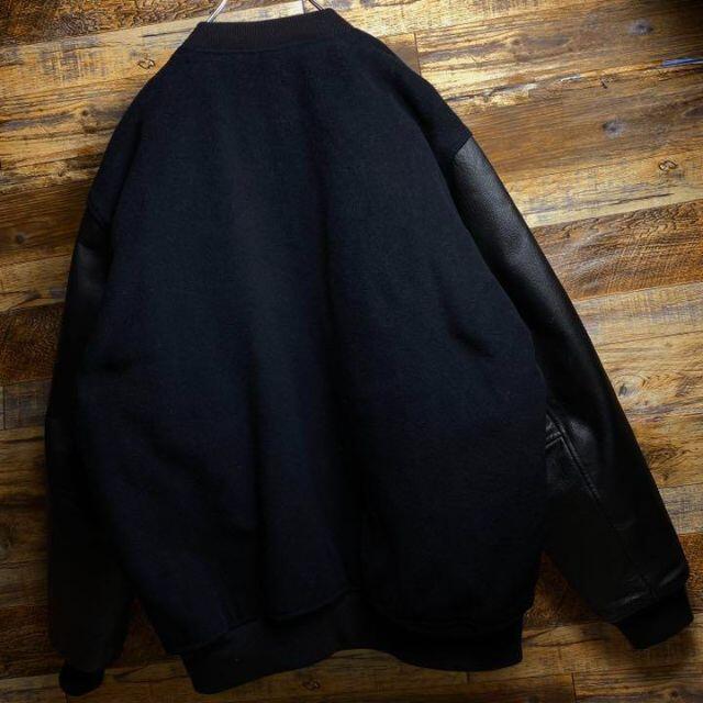 master-piece - マスターピーススタジャンxl黒ブラックメンズ古着無地