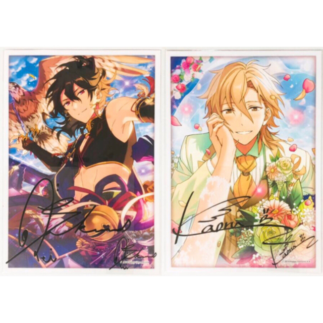 新品☆あんスタ【朔間零＆羽風薫】サインステッカーセット☆第二弾☆2