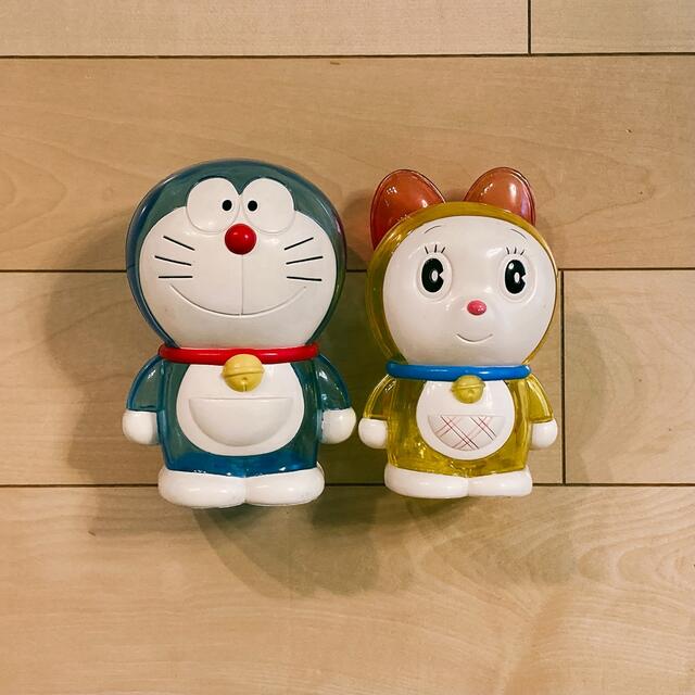 ドラえもん＆ドラミちゃん クリスタル 貯金箱の通販 by achu's shop