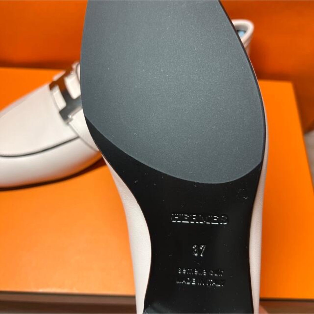 HERMES エルメス モカシン ロワイヤル 36.5 ブラック✖️ピンク 【公式