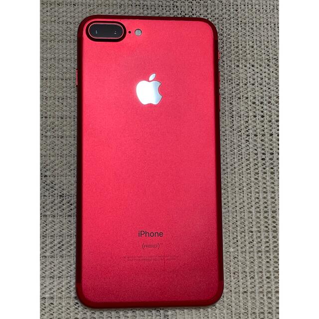 iPhone - iPhone7 plus red 128GB simロック解除済みの通販 by 和