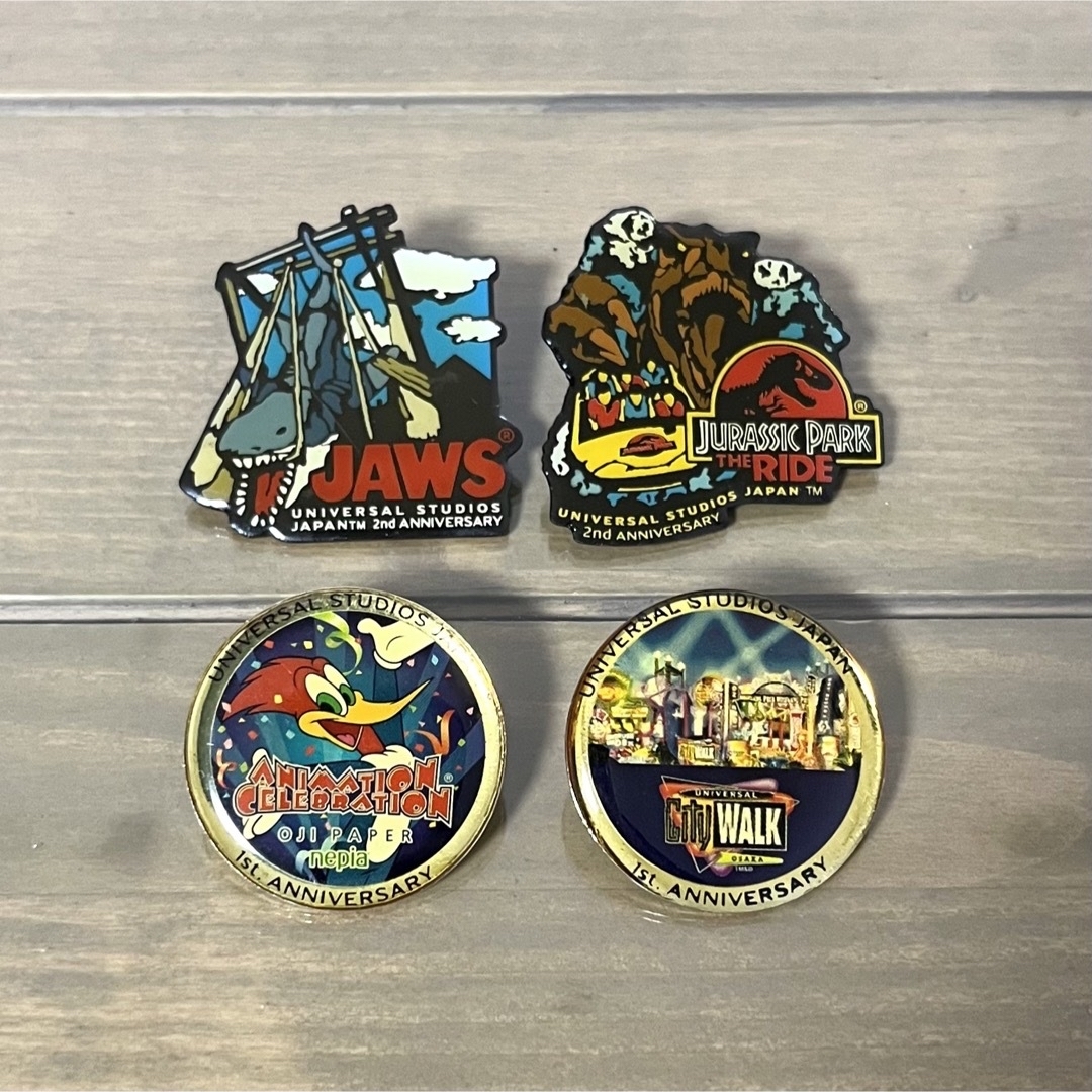 USJ - USJ ユニバ 記念ピンバッジ 記念ピンズ 4個セット レアの通販 by