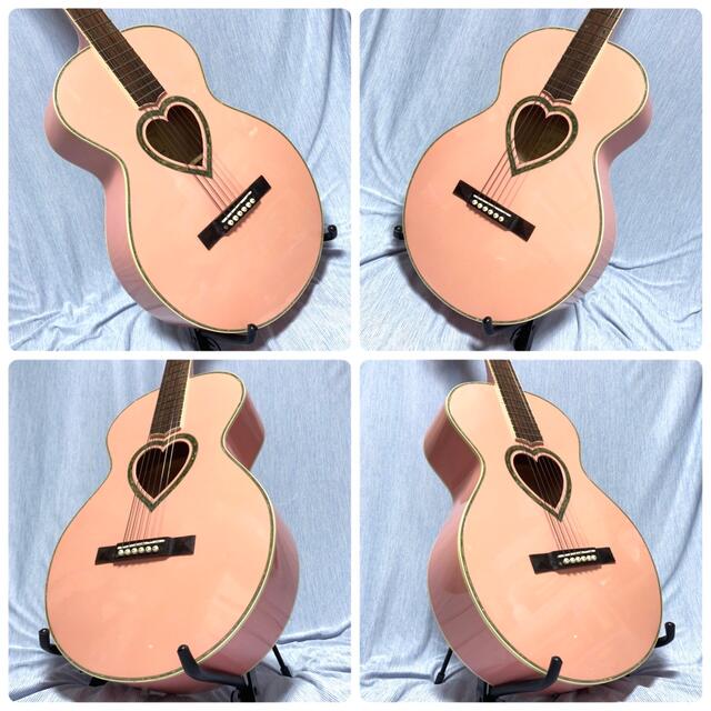 希少JJ Heart アコースティックギター JJC-HRTKIT ピンク JJ HEART JJ
