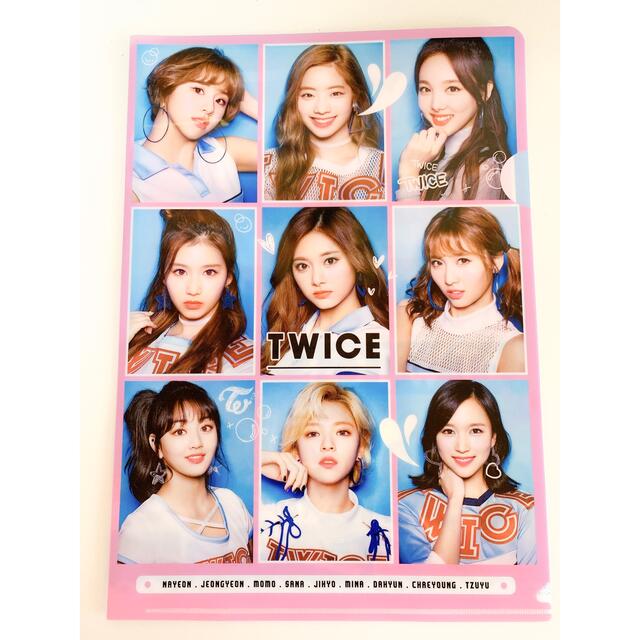 TWICE - TWICE クリアファイルの通販 by shi-chan's shop｜トゥワイス