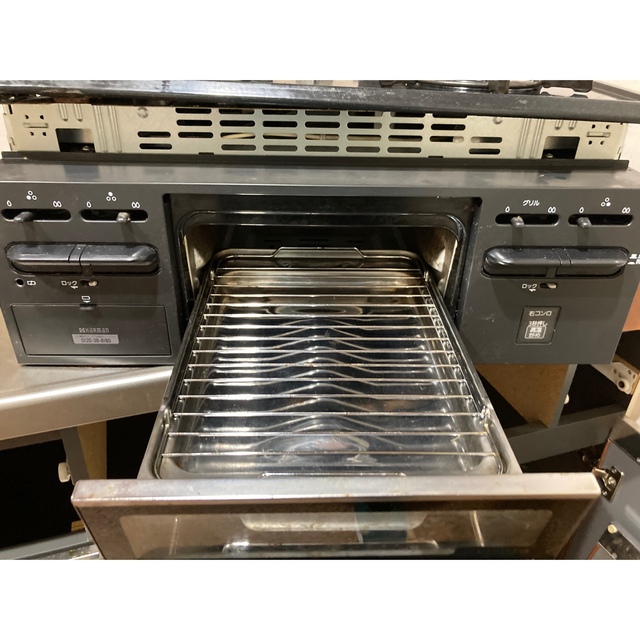 ハーマン ビルトインガスコンロ 3口 DG32N1SR 都市ガス 中古の通販 by