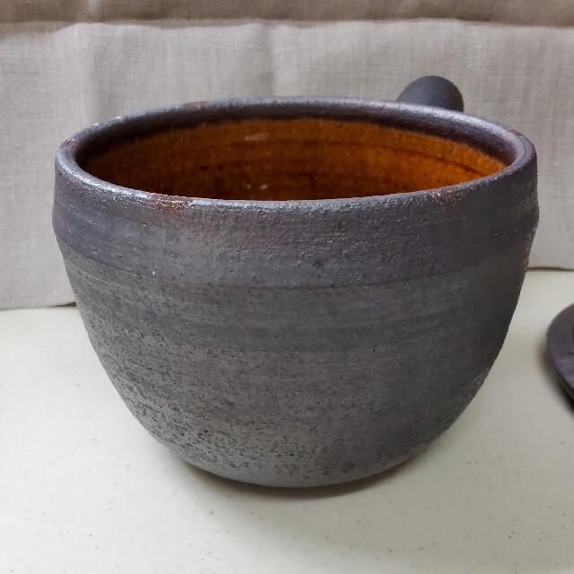 岩井窯 （山本教行）蓋付片手土鍋 【小】の通販 by ganguroko's shop