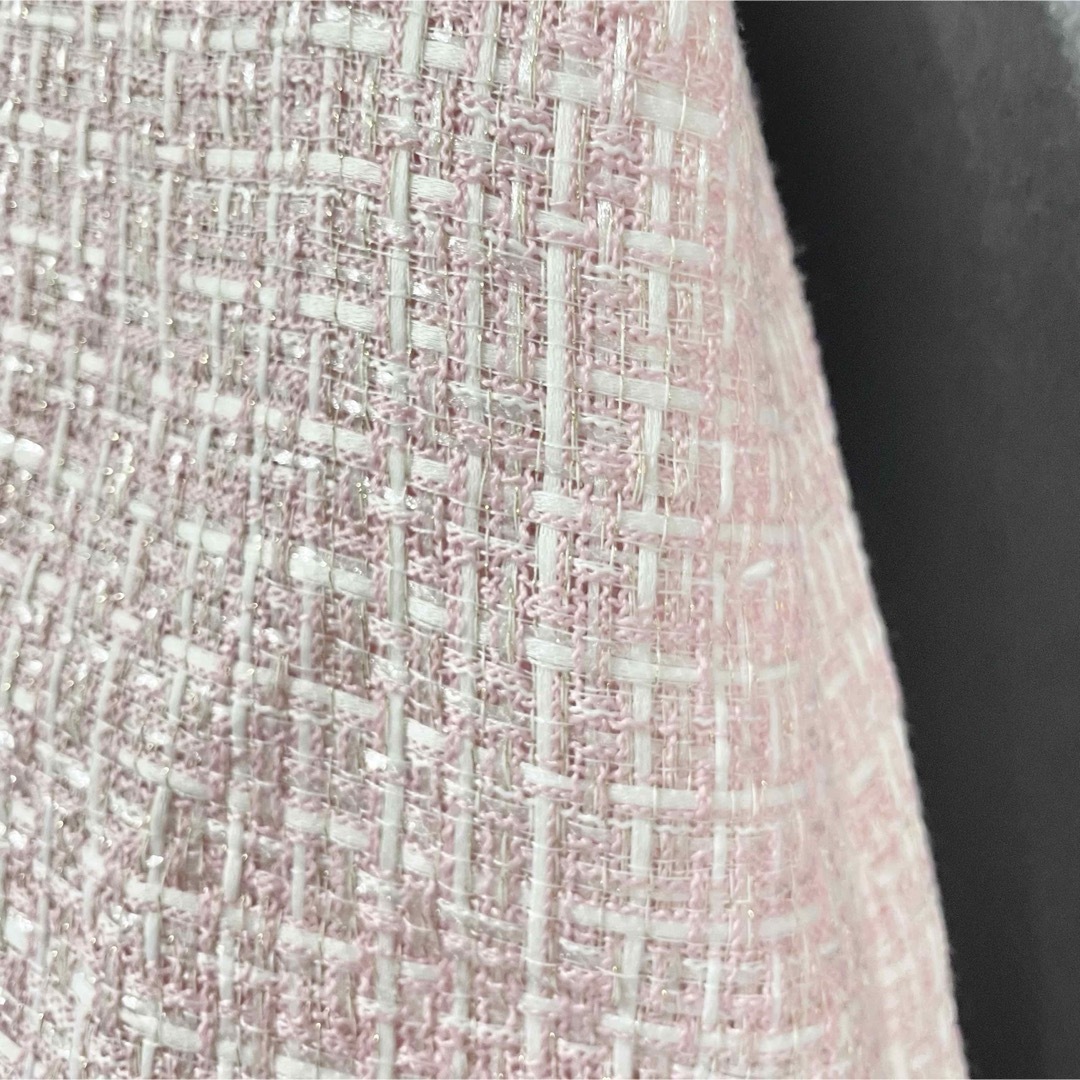 Swankiss - Swankiss ビジューツイードワンピース ピンクの通販 by