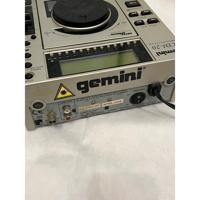 GeMini - GEMINI CDJ-20の通販 by さとぅちSHOP｜ゲミニ―ならラクマ