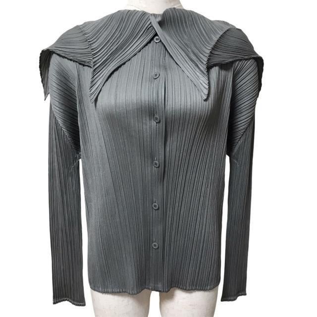 PLEATS PLEASE ISSEY MIYAKE - プリーツプリーズ 長袖シャツブラウス 3