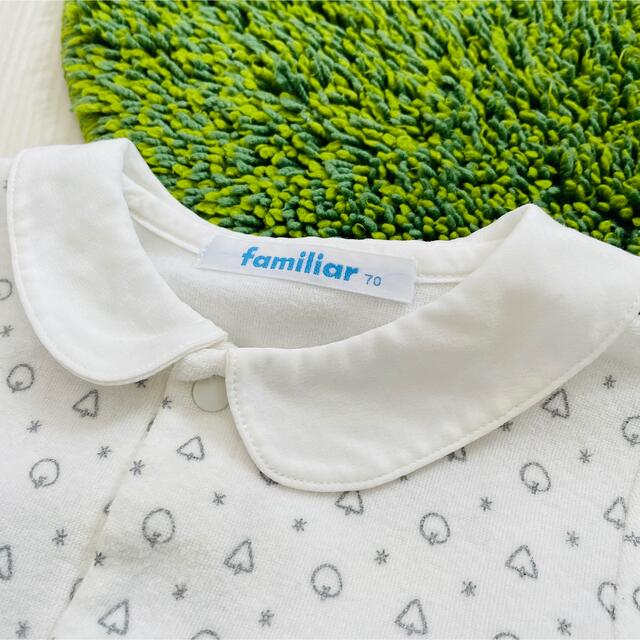 familiar - ファミリア 70cm 襟付き ロンパース カバーオールの通販 by