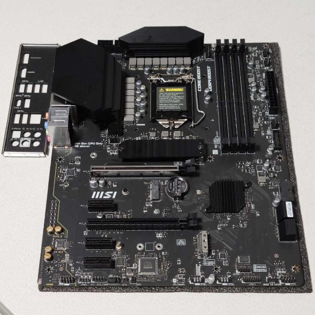 動作確認済み】MSI Z590-S01 LGA1200 ATXマザーボード の通販 by Ow's