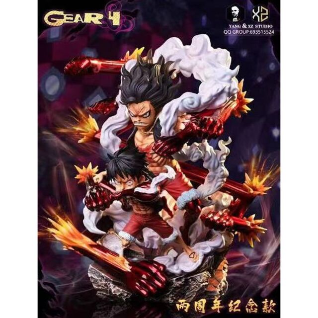 ワンピース ルフィ ギア4 ガレージキット ワーコレサイズ フィギュアの