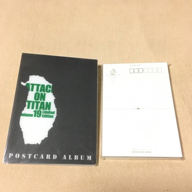 進撃の巨人 19巻 限定版 同梱特典 ポストカード52枚組＆クリアアルバム