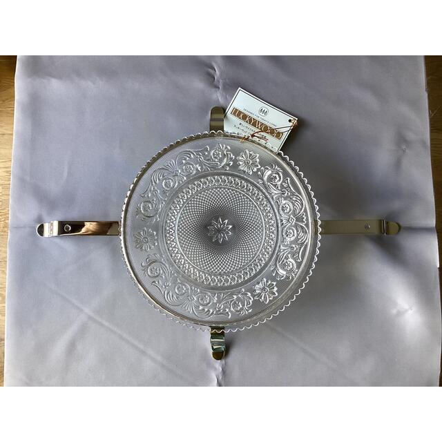 ケーキスタンド ラッキーウッド 18-10 ステンレス 【未使用品】の通販