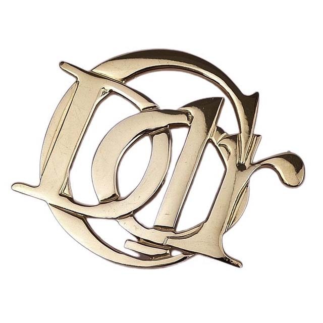 Christian Dior - クリスチャンディオール ブローチ ロゴ アクサセリー