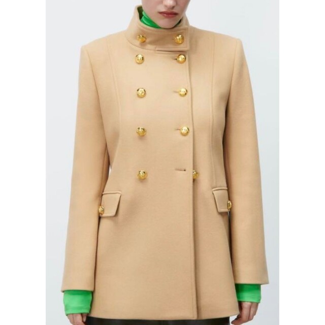 ZARA - 未使用 ZARA manteco ザラ マンテコ pコート ナポレオン