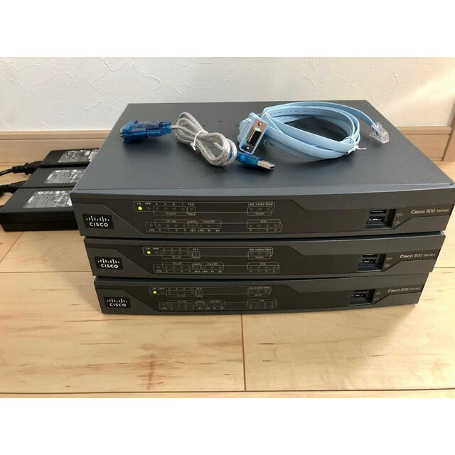 CCNA、CCNP】ルータ3台セットCisco892Jの通販 by ys1980211's shop｜ラクマ